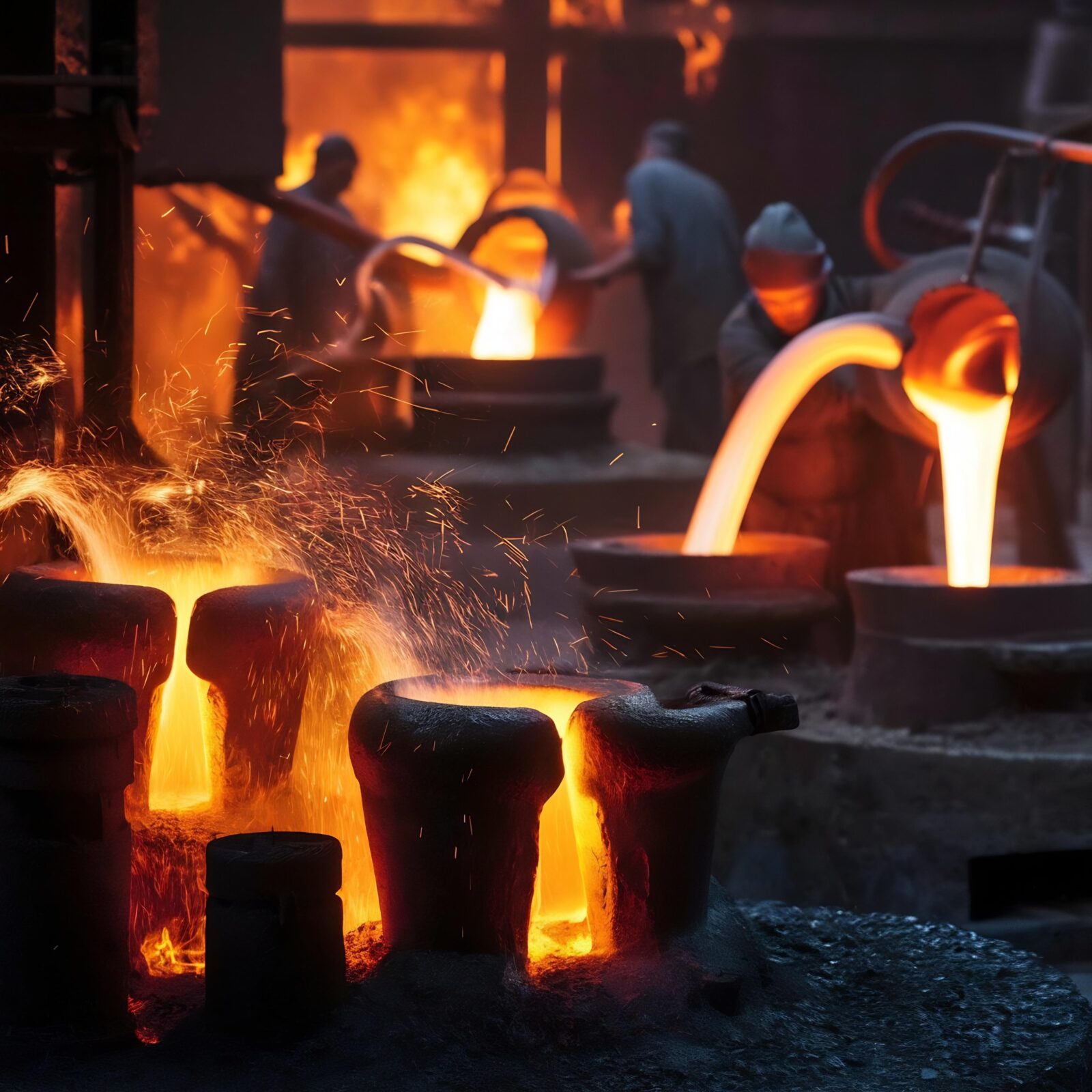 turnare personalizată piesă fontă pentru client industrial